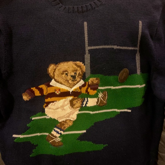 Polo Ralph Lauren Football Bear Sweater